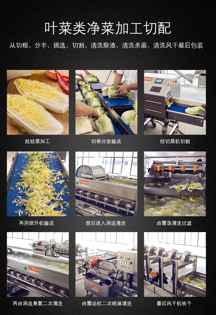 學校營養餐配送中心用的凈菜加工設備